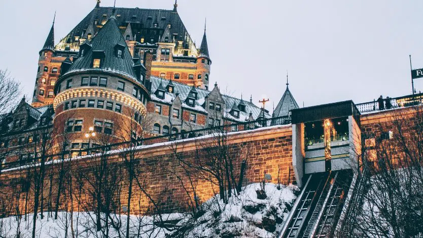 The Funicular and the Breakneck Steps: Quebec City's Upper and Lower Towns