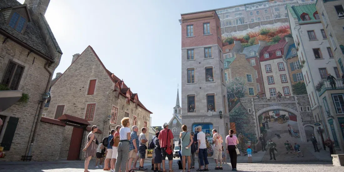 La Fresque des Québécois (Mural of the Québécois), Quebec