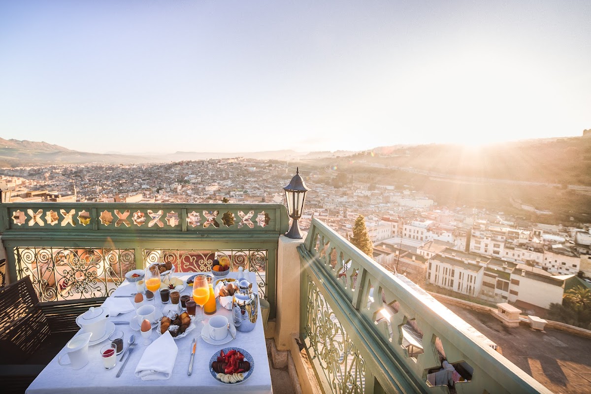 Rooftop at Palais Faraj, Fes
