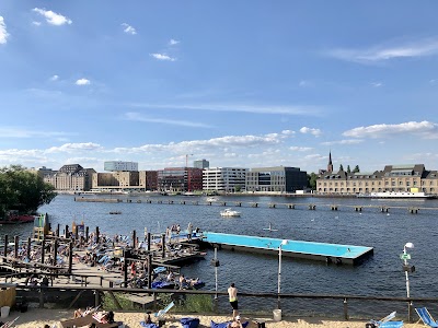 Swimming at Badeschiff